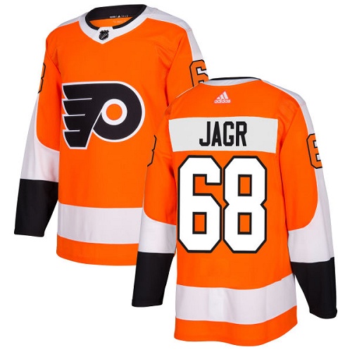 Adidas Men Philadelphia Flyers #68 Jaromir Jagr Orange Home Authentic Stitched NHL Jersey->philadelphia flyers->NHL Jersey